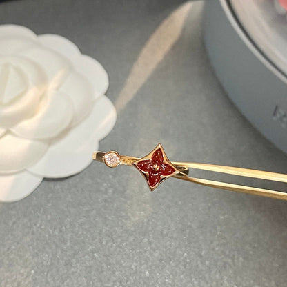 [Love Lucky]STAR 1 DIAMOND OPEN RING
