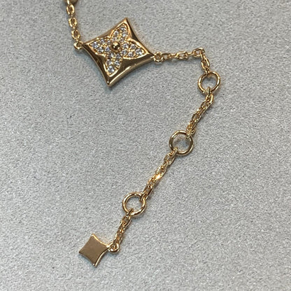 [Love Lucky]STAR AND SUN 4 MOTIFS GOLD DIAMONDS BRACELET