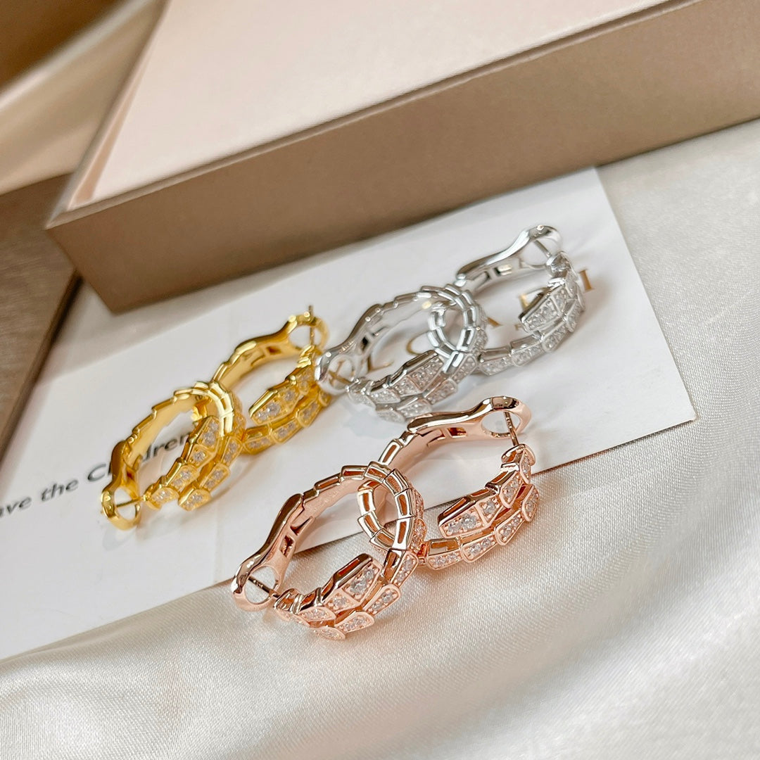 [Love Lucky]SERPENTI EARRINGS DIAMOND