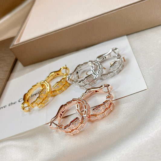 [Love Lucky]SERPENTI EARRINGS DIAMOND