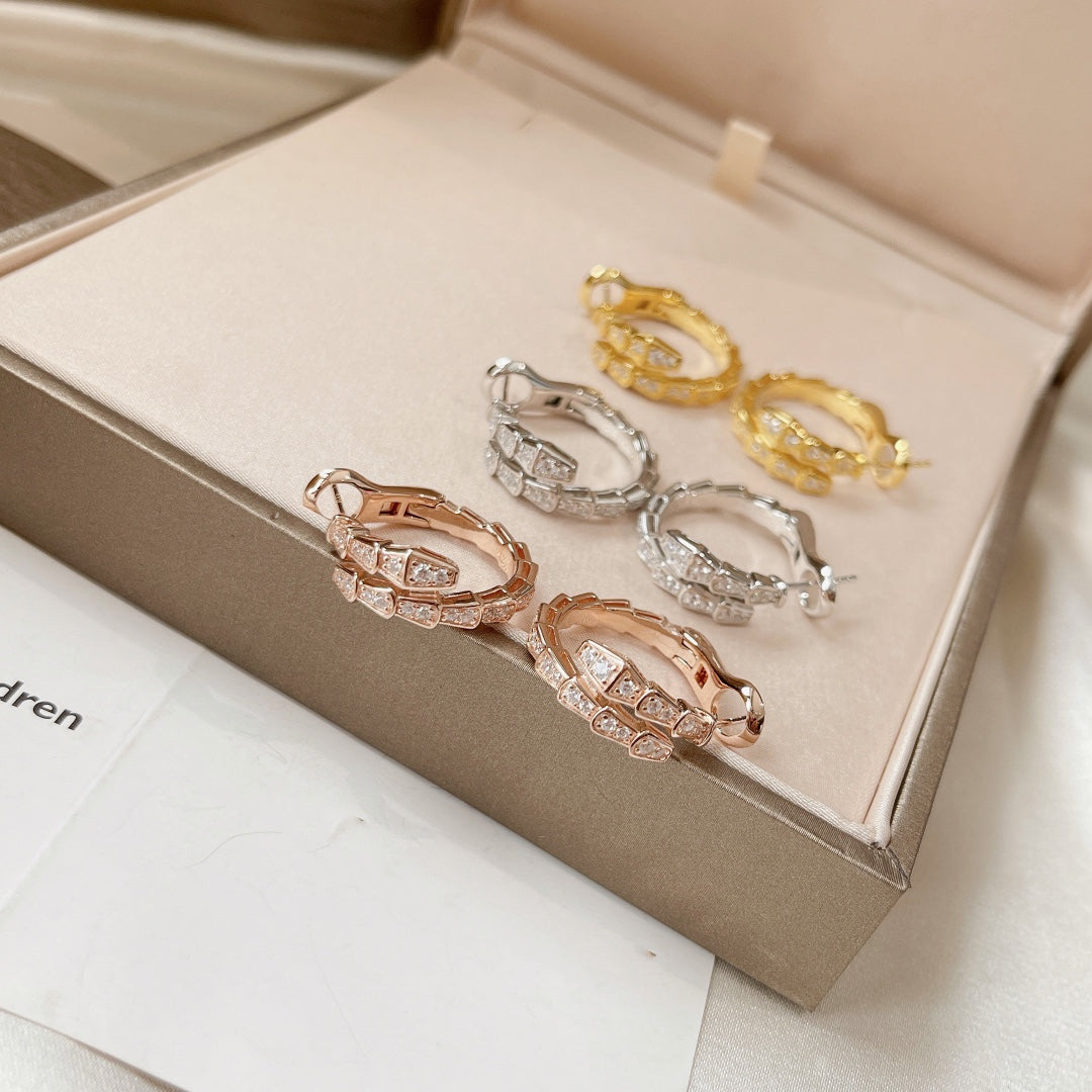 [Love Lucky]SERPENTI EARRINGS DIAMOND