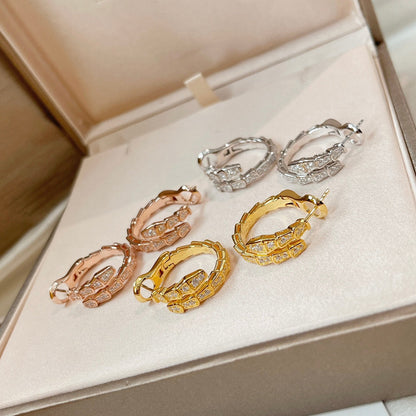 [Love Lucky]SERPENTI EARRINGS DIAMOND