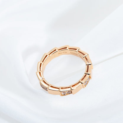 [Love Lucky]SERPENTI RING PINK GOLD  3MM