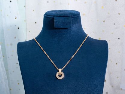 [Love Lucky]GARI NECKLACE PINK GOLD DIAMOND