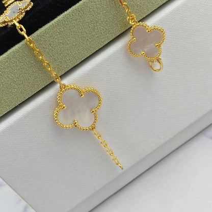 [Love Lucky]MAGIC CLOVER MOP GOLD BRACELET 5 MOTIFS