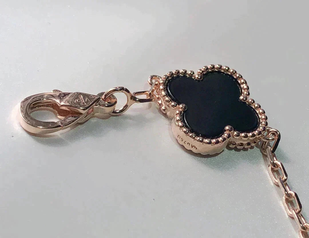 [Love Lucky]CLOVER 5 MOTIFS MULTICOLOR  BRACELET