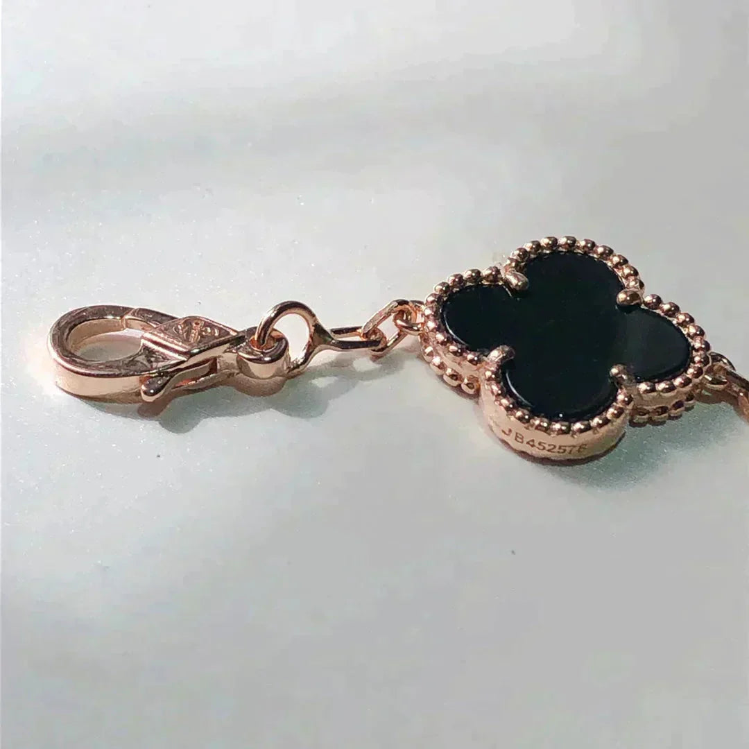 [Love Lucky]CLOVER 5 MOTIFS MULTICOLOR  BRACELET
