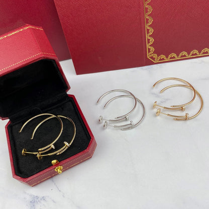 [Love Lucky]JUSTE EARRINGS FULL DIAMONDS 1.8MM