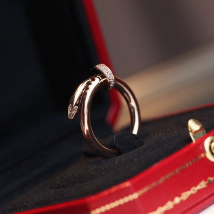 [Love Lucky]JUSTE RING 2.65MM PINK GOLD DIAMOND