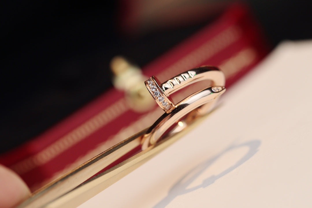 [Love Lucky]JUSTE RING 2.65MM PINK GOLD DIAMOND