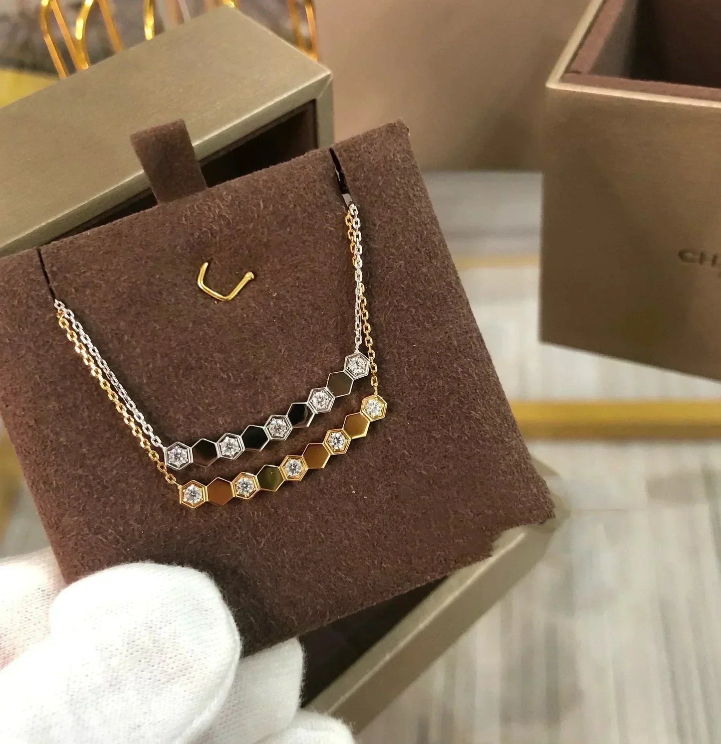 [Love Lucky]BEE LOVE NECKLACE DIAMOND