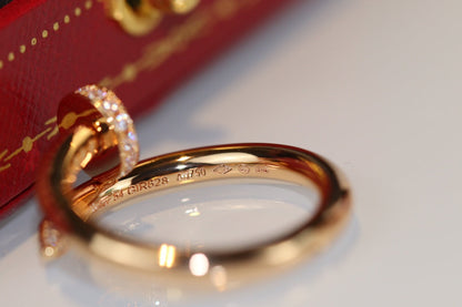 [Love Lucky]JUSTE RING 2.65MM GOLD DIAMOND