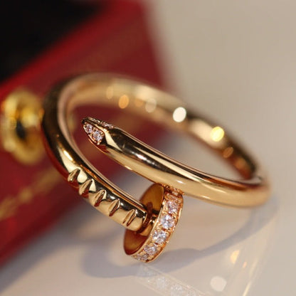 [Love Lucky]JUSTE RING 2.65MM GOLD DIAMOND