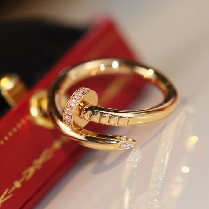 [Love Lucky]JUSTE RING 2.65MM GOLD DIAMOND