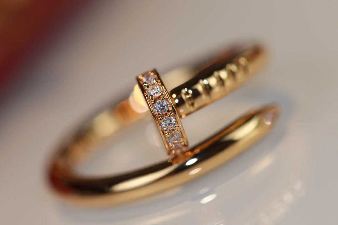 [Love Lucky]JUSTE RING 2.65MM GOLD DIAMOND