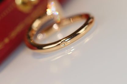 [Love Lucky]JUSTE RING 2.65MM GOLD DIAMOND