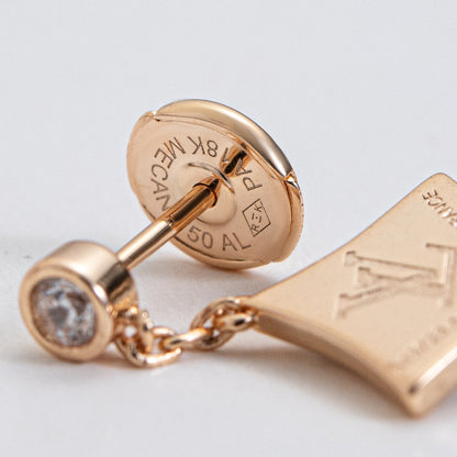 [Love Lucky]STAR DIAMONDS EARRINGS GOLD