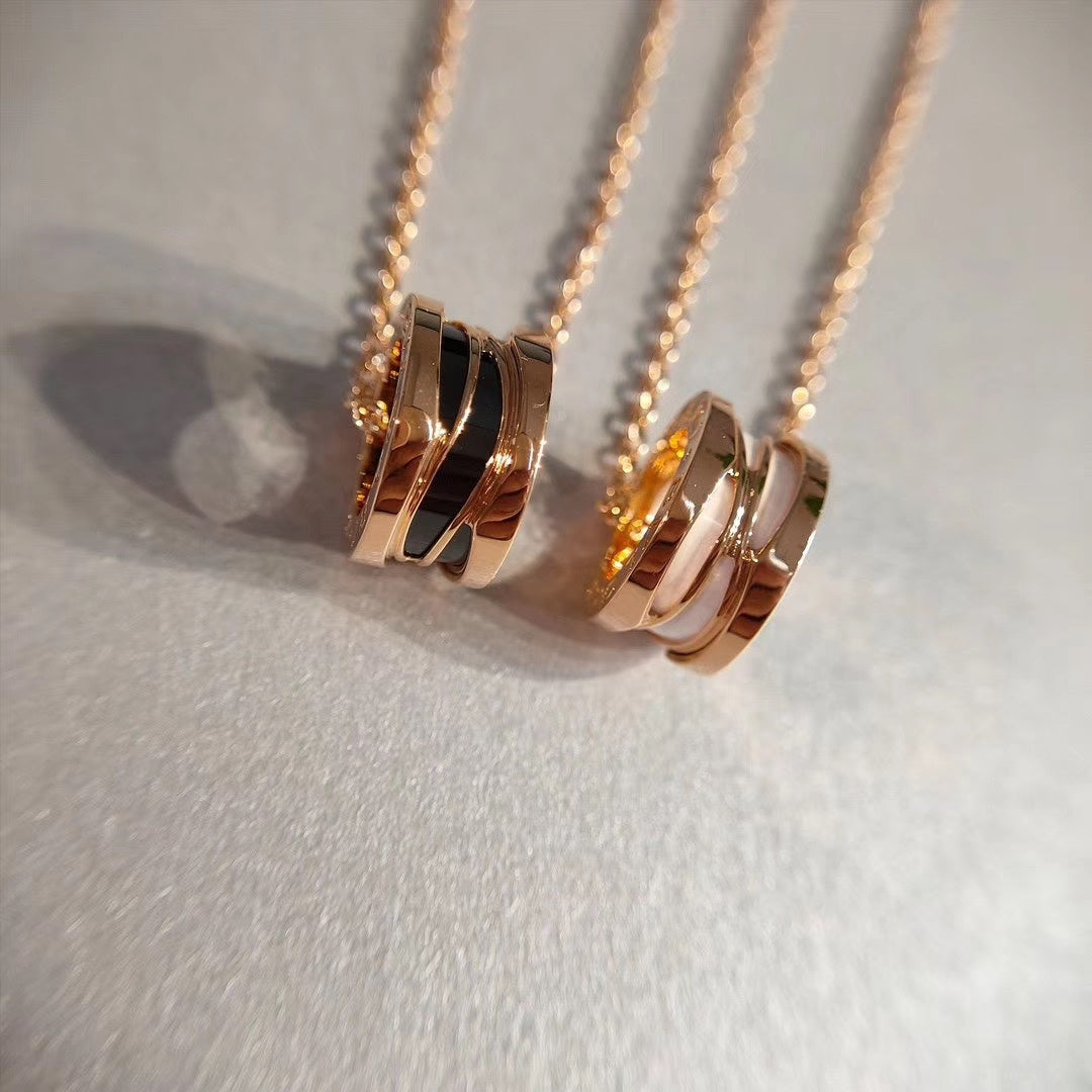 [Love Lucky]ZERO 1 NECKLACE PINK GOLD