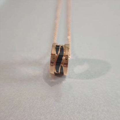 [Love Lucky]ZERO 1 NECKLACE PINK GOLD