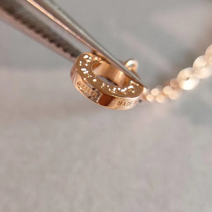 [Love Lucky]ZERO 1 NECKLACE PINK GOLD