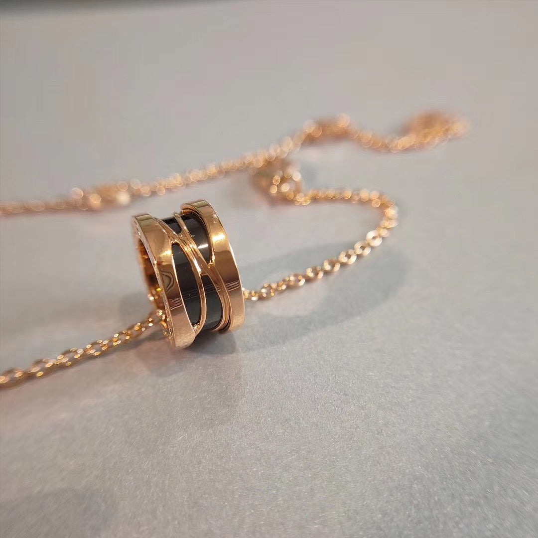 [Love Lucky]ZERO 1 NECKLACE PINK GOLD