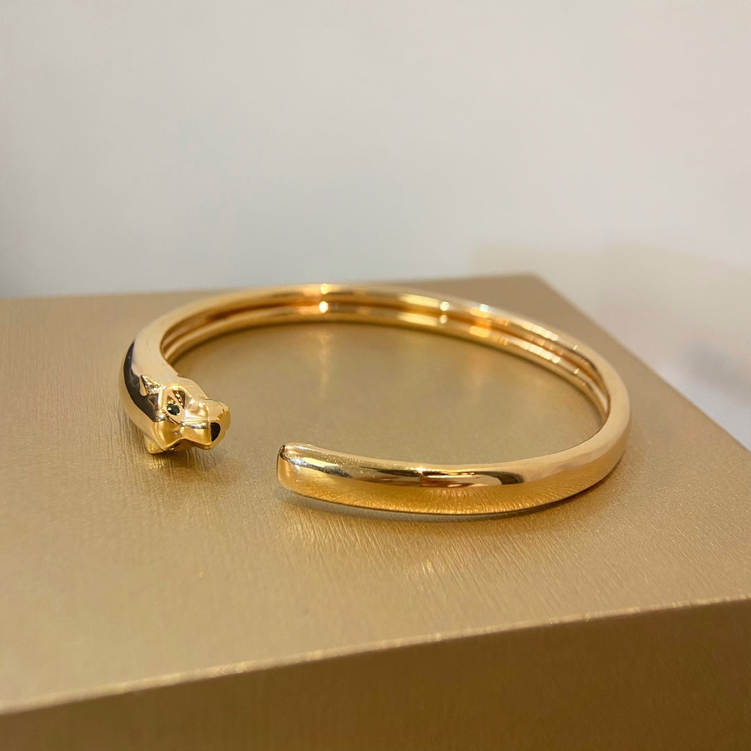 [Love Lucky]PANTHERE GOLD OPEN BRACELET