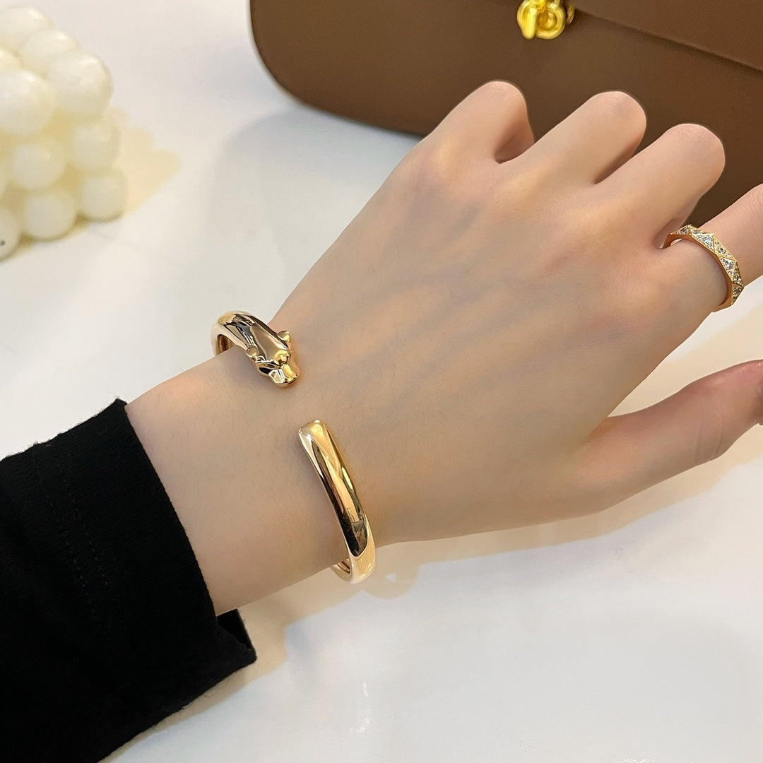 [Love Lucky]PANTHERE GOLD OPEN BRACELET