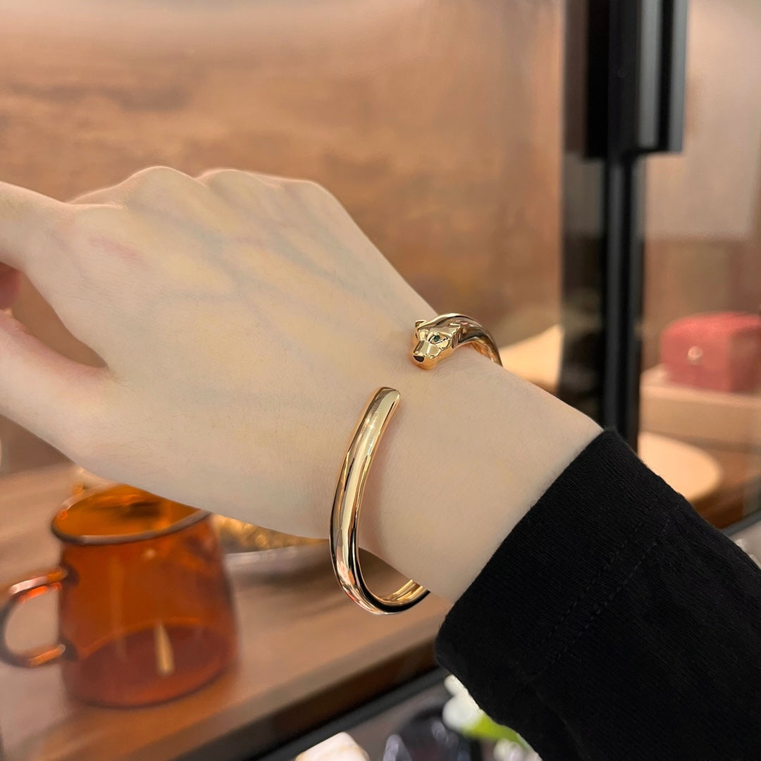 [Love Lucky]PANTHERE GOLD OPEN BRACELET
