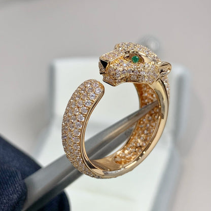 [Love Lucky]PANTHERE PINK GOLD DIAMOND RING