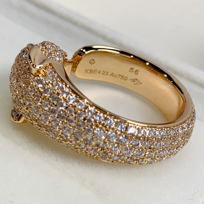 [Love Lucky]PANTHERE PINK GOLD DIAMOND RING