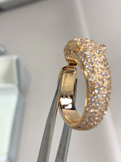 [Love Lucky]PANTHERE PINK GOLD DIAMOND RING