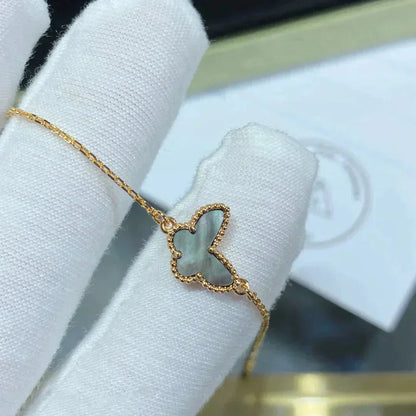 [Love Lucky]BUTTERFLY DARK MOP BUTTERFLY BRACELET