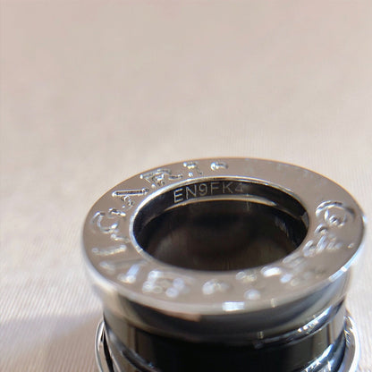 [Love Lucky]ZERO 1 BLACK CERAMIC SILVER NECKLACE