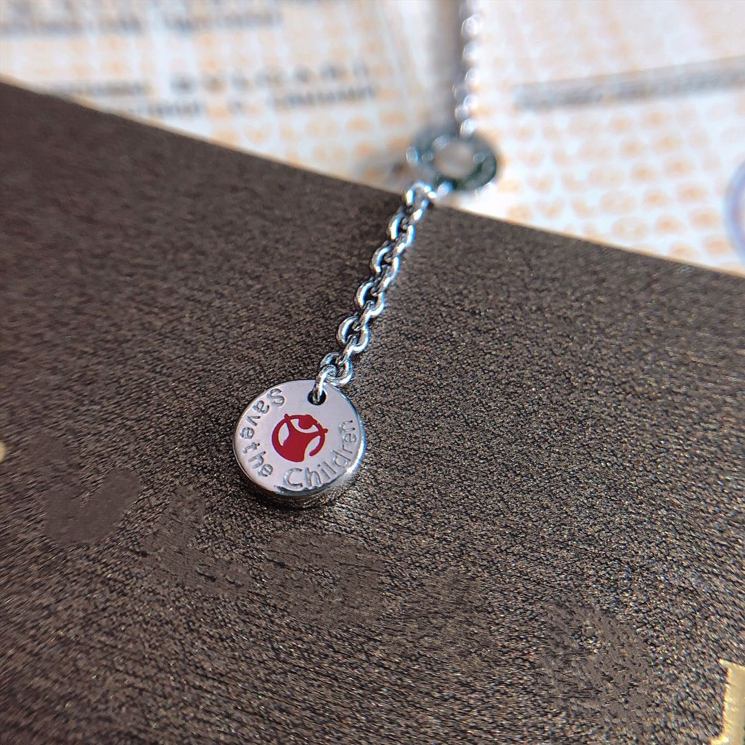 [Love Lucky]ZERO 1 BLACK CERAMIC SILVER NECKLACE