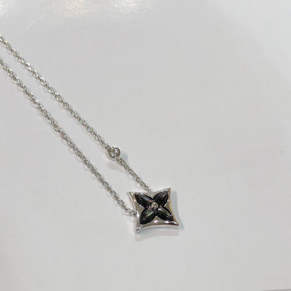 [Love Lucky]STAR BLACK MOP NECKLACE