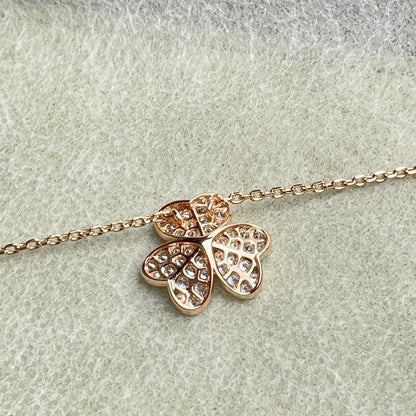 [Love Lucky]FLOWER DIAMOND NECKLACE
