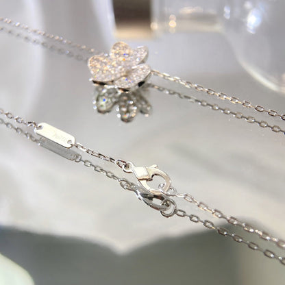 [Love Lucky]FLOWER DIAMOND NECKLACE