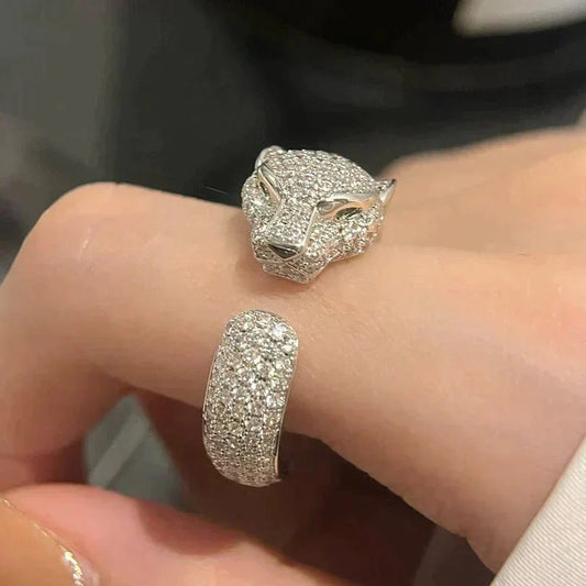 [Love Lucky]PANTHERE 5.5MM ALL DIAMOND RING