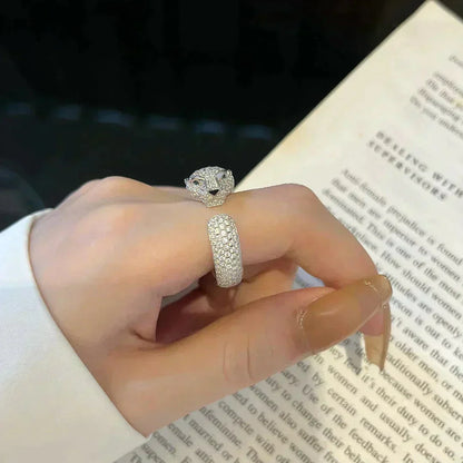 [Love Lucky]PANTHERE 5.5MM ALL DIAMOND RING