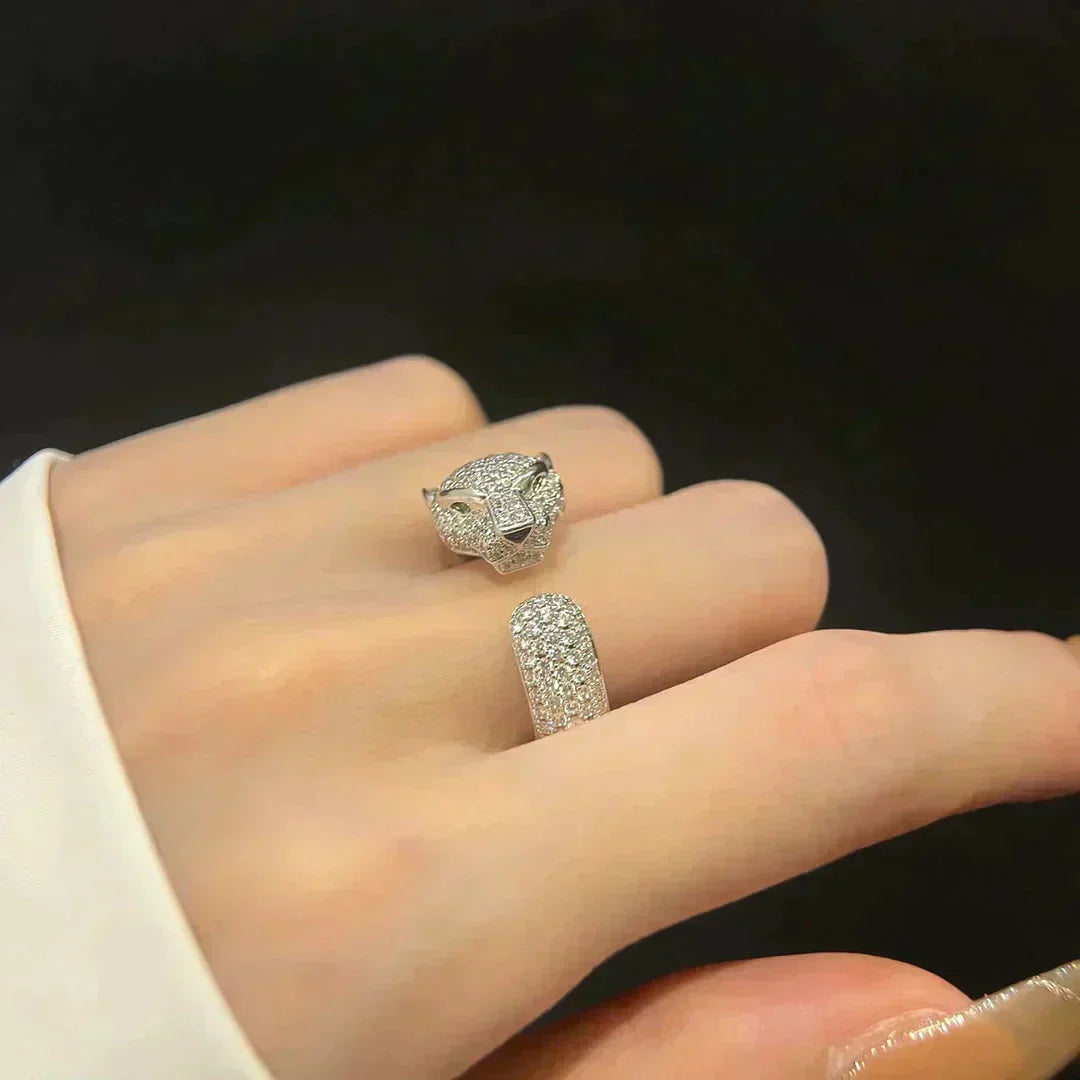 [Love Lucky]PANTHERE 5.5MM ALL DIAMOND RING