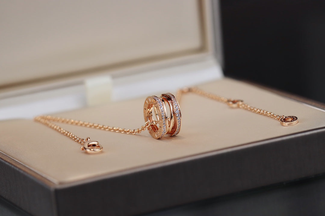 [Love Lucky]ZERO 1 PINK GOLD NECKLACE