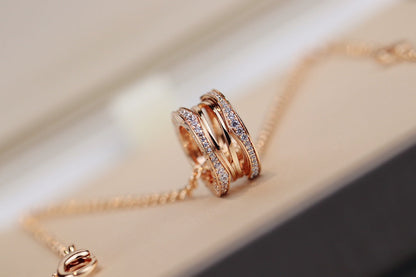 [Love Lucky]ZERO 1 PINK GOLD NECKLACE