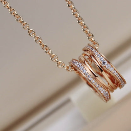 [Love Lucky]ZERO 1 PINK GOLD NECKLACE