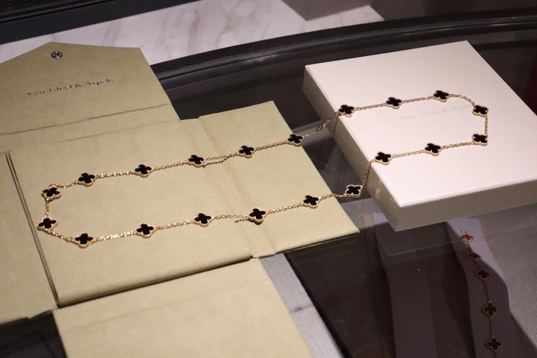 [Love Lucky]CLOVER 20 MOTIFS ONYX ROSE GOLD