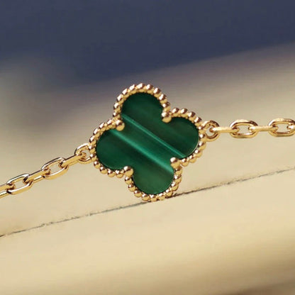 [Love Lucky]CLOVER 20 MOTIFS MALACHITE GOLD