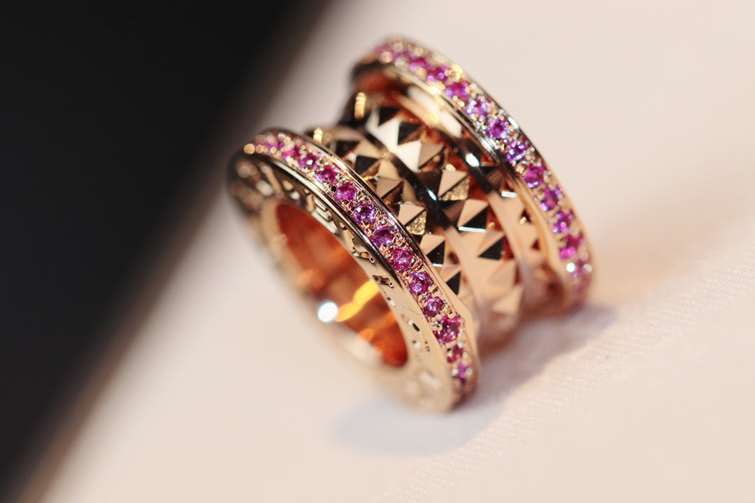 [Love Lucky]ZERO 1 ROCK PINK GOLD PINK DIAMOND NECKLACE