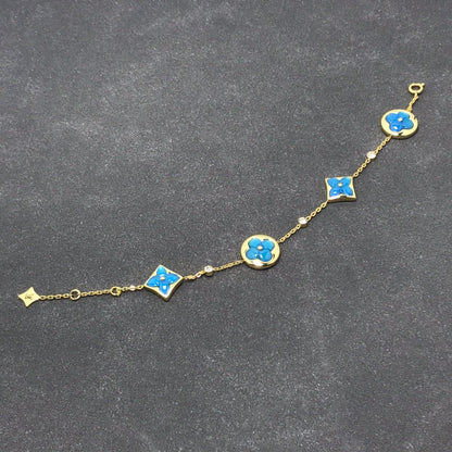 [Love Lucky]STAR AND SUN TURQUOISE 4 MOTIFS 3 DIAMONDS