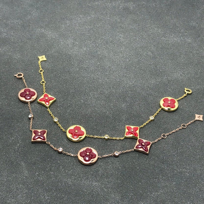 [Love Lucky]STAR AND SUN CARNELIAN 4 MOTIFS 3 DIAMONDS
