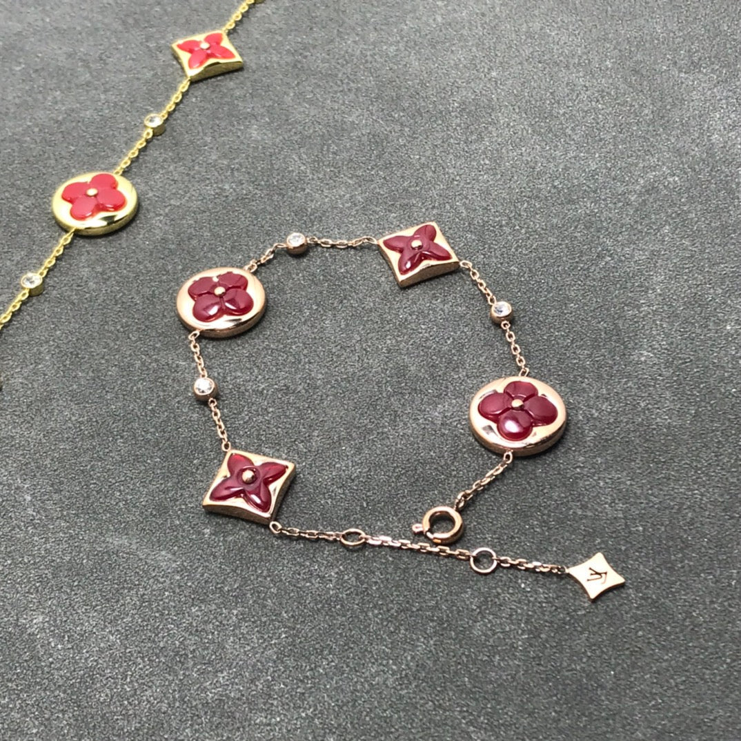 [Love Lucky]STAR AND SUN CARNELIAN 4 MOTIFS 3 DIAMONDS