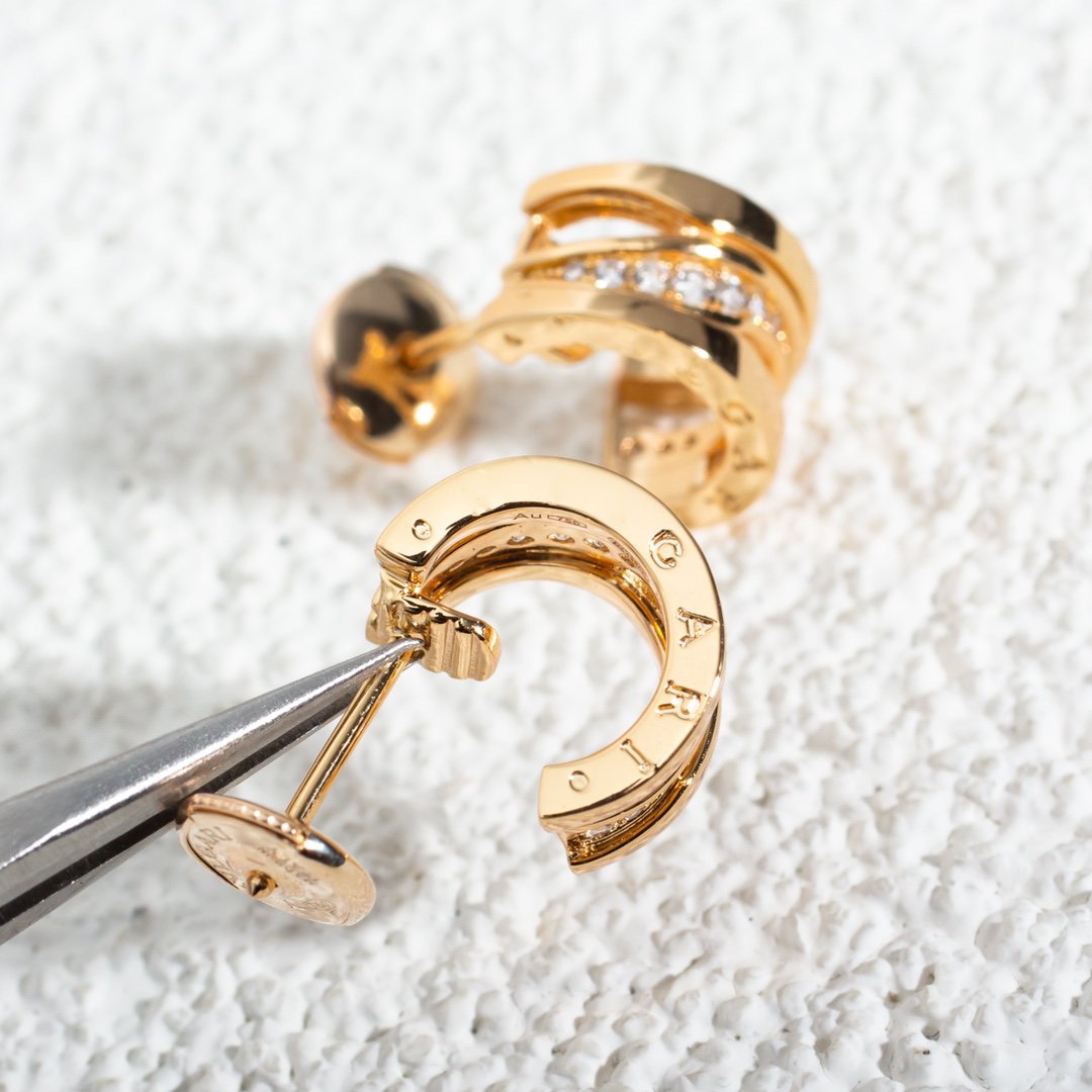 [Love Lucky]ZERO 1 PINK GOLD DIAMONDS EARRINGS